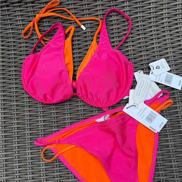 Sanctuary Pink and Orange Bikini - Size M/L - NWT - Picture 12 of 16